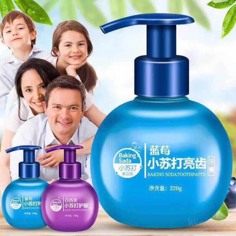 Kem đánh răng banking soda vị hoa quả