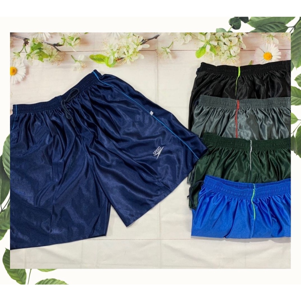 Quần đùi nam thể thao mặc nhà thun lạnh 3 sọc - SIZE từ 45-80kg