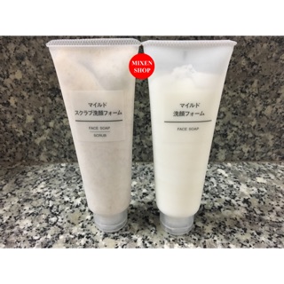 {Chính hãng - Ảnh thật} Sữa rửa mặt Muji Face Soap 120g Nhật Bản - có đủ 2 loại