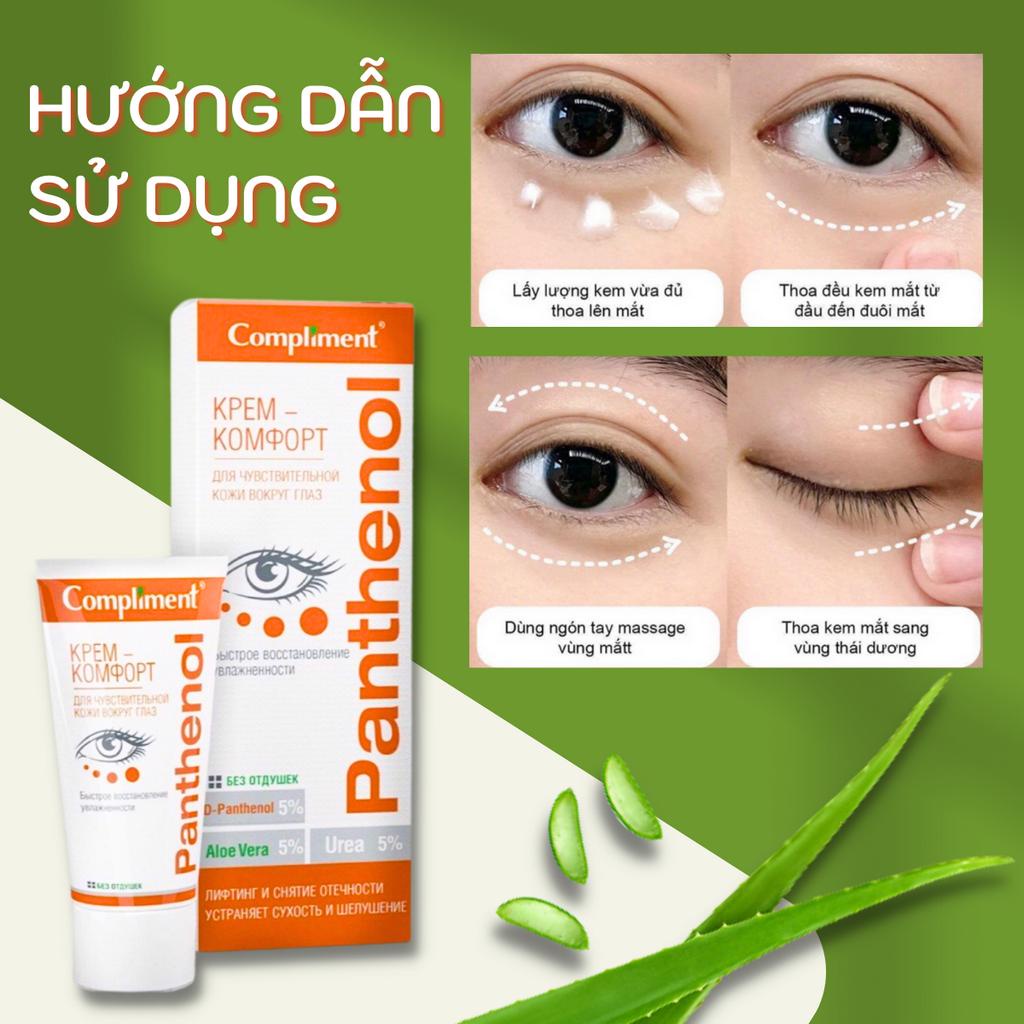 Kem Dưỡng Mắt Compliment Panthenol B5 Gel Làm Dịu Mát Tái Tạo Da Vùng Mắt Giảm Thâm Chống Lão Hoá 75ml