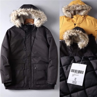 Áo Parka Nam Mũ Lông (Order)