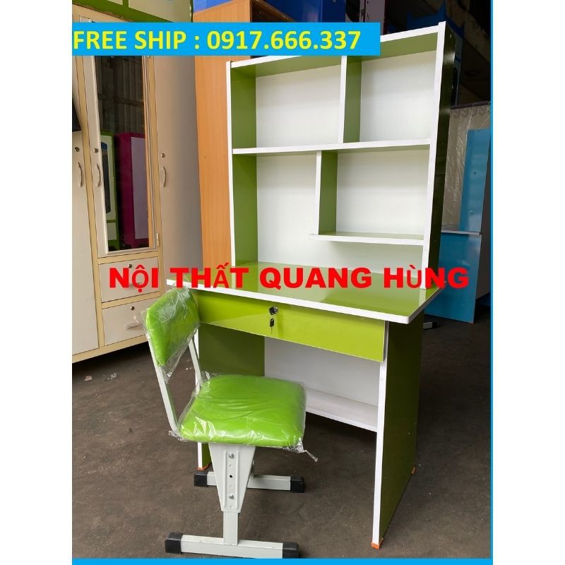 BÀN HỌC SINH - RỘNG 80 CM MÀU XANH LÁ CHO BÉ GIÁ RẺ - GIAO HÀNG MIỄN SHIP