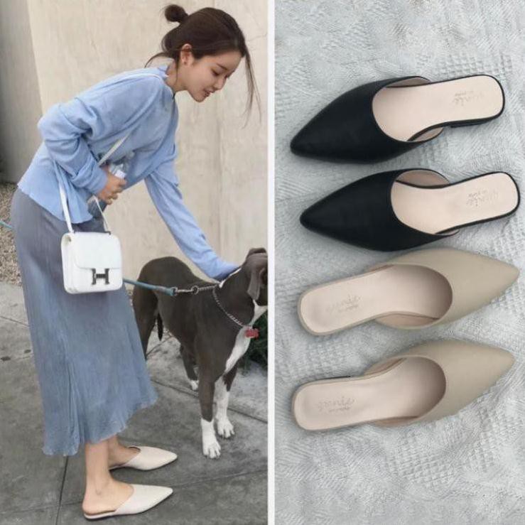 [XẢ KHO] DÉP SỤC MŨI NHỌN DA MỀM SIÊU XINH A53 | BigBuy360 - bigbuy360.vn