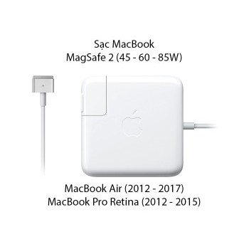 Sạc Macbook Pro Magsafe 2 16.5V - 3.65A - 60W - Loại Xịn | WebRaoVat - webraovat.net.vn