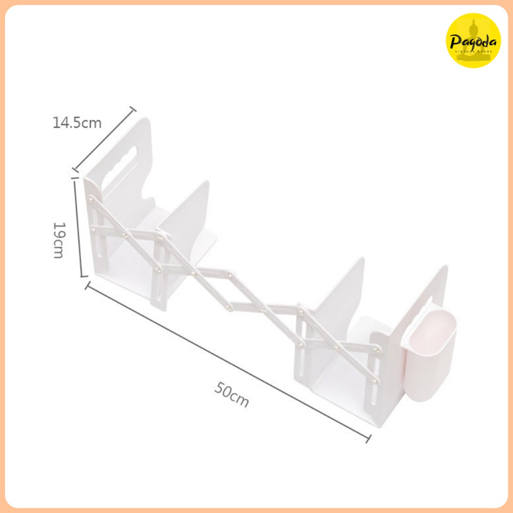 (Clip thực tế) Kệ giá sách để bàn lò xo dài 50cm => SP mới giá ưu đãi => Follow shop nhận mã giảm giá