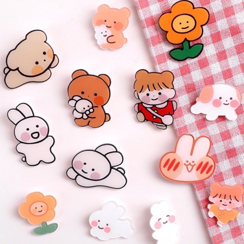 Huy Hiệu Cài Áo, Pin Cài Balo, Xinh Xắn