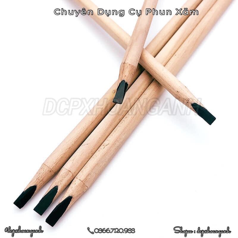 Chì Gỗ Vàng Có Chia Vạch Chì Gỗ Hồng Chuyên Vẽ Sợi - dungcuphunxam