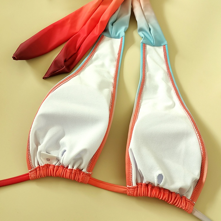 Set 3 món Bikini kèm khăn choàng quấn Mẫu Mới 2022 Âu Mỹ kín đáo 2 mảnh sexy kiểu nữ 220180 DK11T301