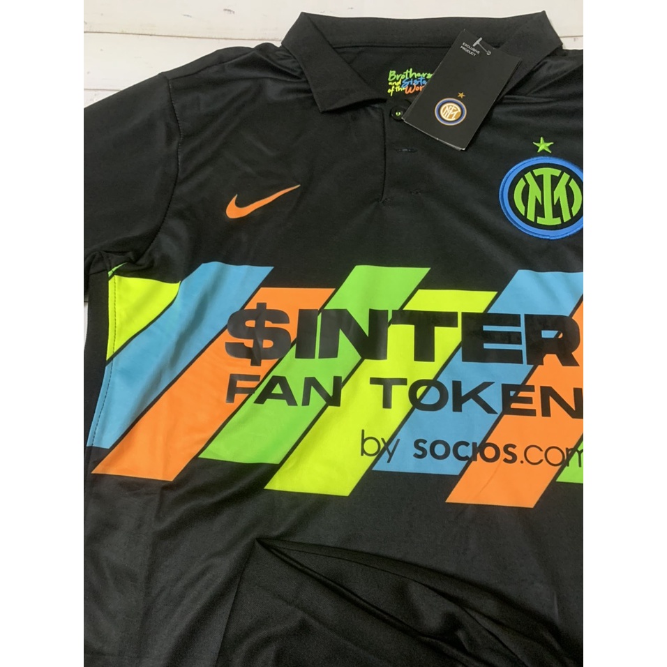 Áo Bóng Đá CLB Inter Milan 2021 - Sân Nhà, Sân Khách - Chuẩn Mẫu Thi Đấu - Vải Polyester Thái Gai Lưới