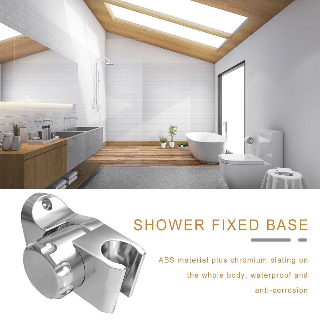 Giá Đỡ Đầu Vòi Hoa Sen Gắn Tường Bằng Nhựa Mạ Điện Chống Nước Thông Dụng