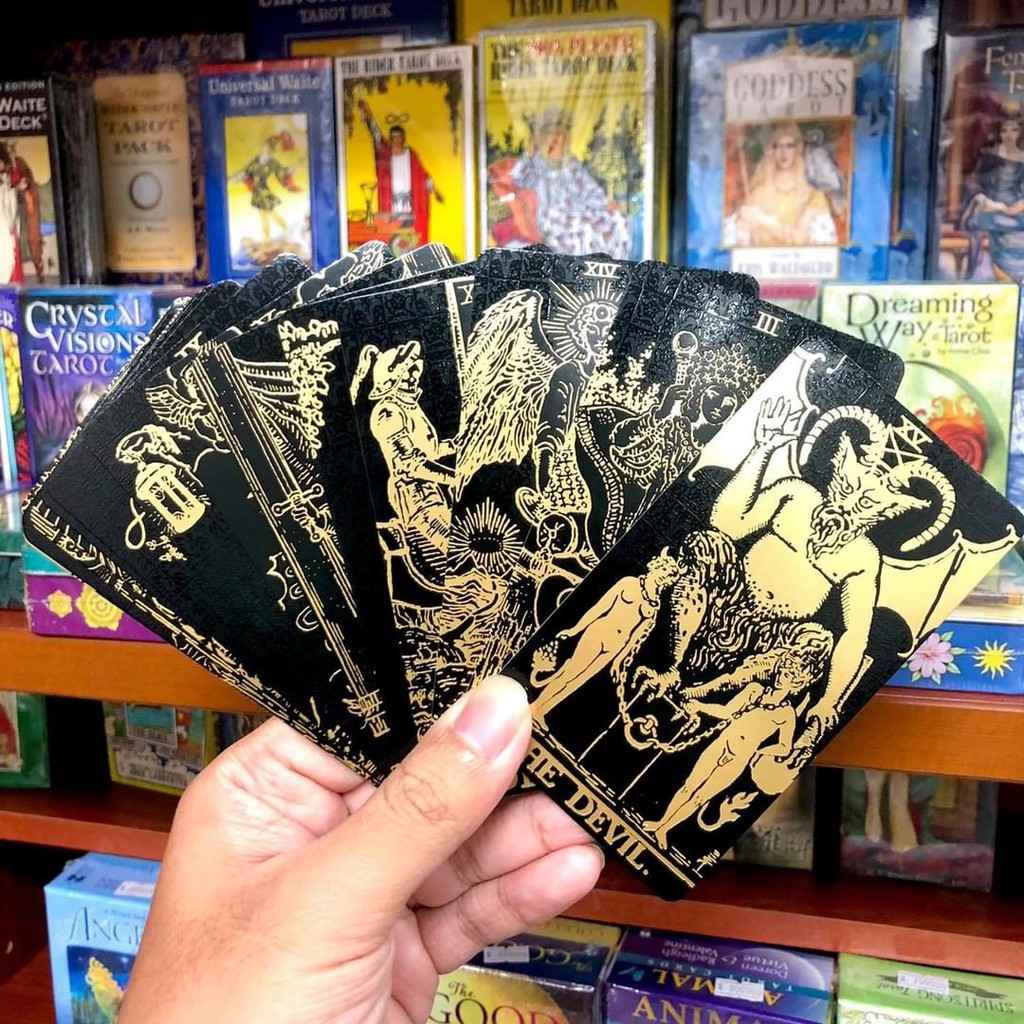 Bộ Bài Tarot Gold and Black Edition  - Bài Gốc Authentic Chính Hãng 100%