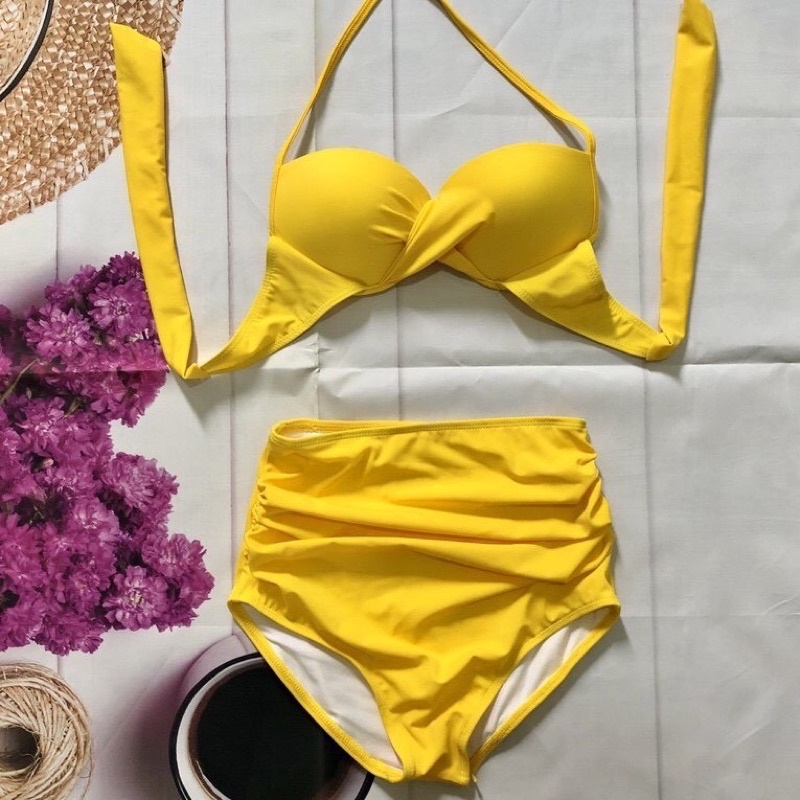 Bikini đồ bơi nữ 2 mảnh đi biển có mút ngực quần giấu bụng BIKINI SUNSHINE MS-43
