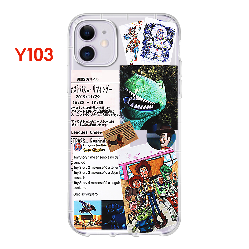 Ốp lưng Trong Suốt Họa Tiết Hoạt Hình Cho Iphone 6 6s 6+ 6s+ 7 7+ 8 8+ X Xs Xr Xsmax 11 11pro 12 12Pro 12Promax 13 13Pro 13Promax