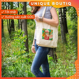 Túi vải / phong cách vintage / Linen hoa  / dùng đi học, đi chơi, phụ kiện chụp ảnh cực chất