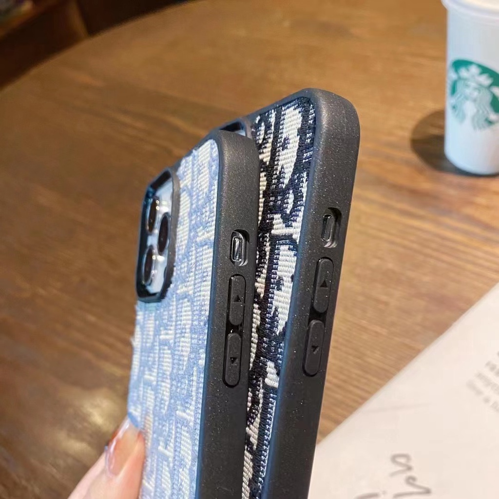 Ốp Điện Thoại Thêu Logo Sang Trọng Cho iphone 12mini 13mini 13 Pro Max i13 13pro 11 Pro Max i11 iX Xs XR Xs Max 7plus 8plus 12Pro 12 Pro Max