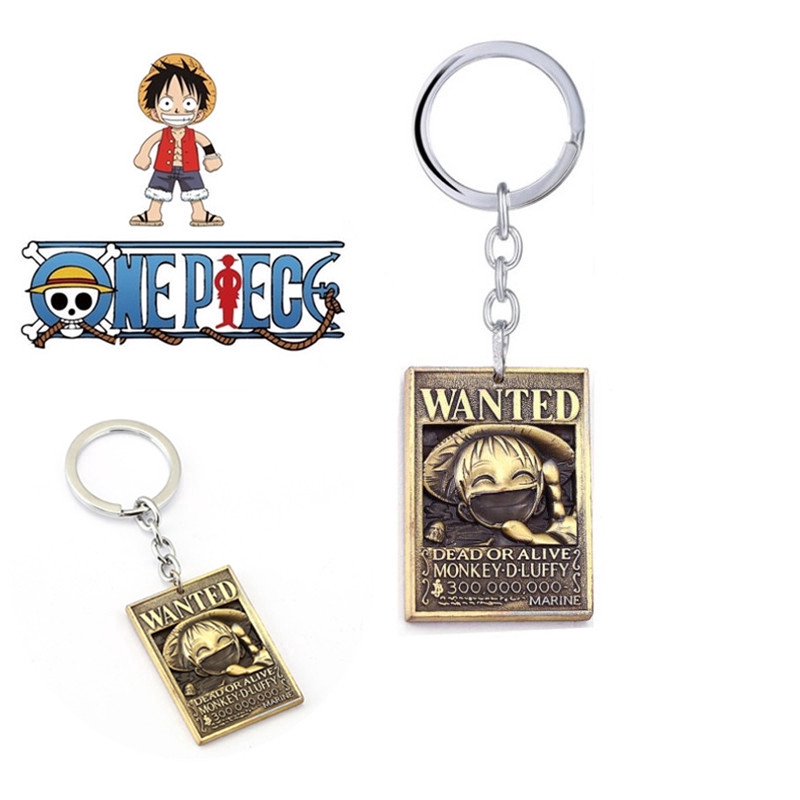 Móc khóa hình nhân vật hoạt hình Luffy One Piece cao cấp