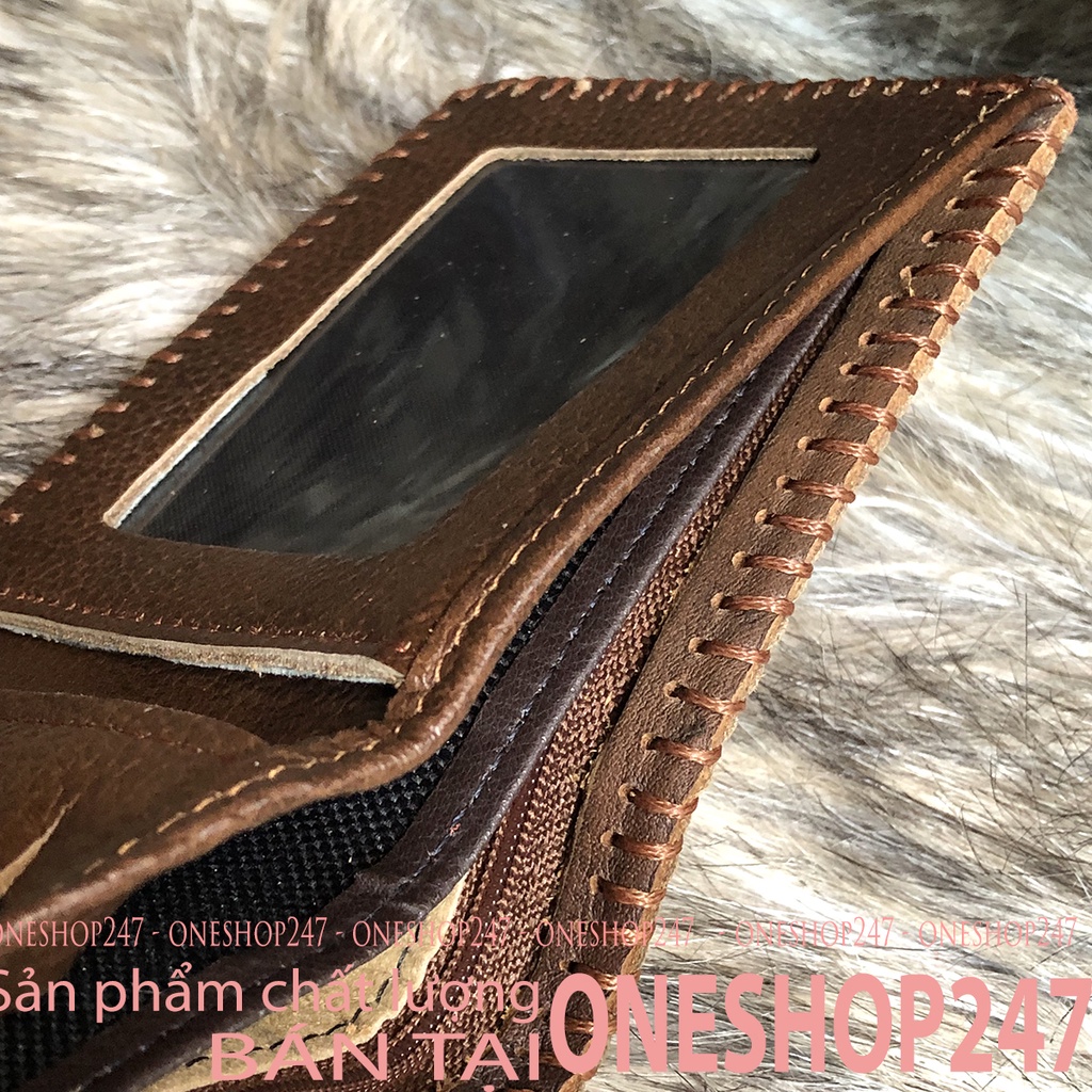 Bóp nam  NÂU LỊCH LÃM A178V, ví nam, bóp da bò nam thật 100%