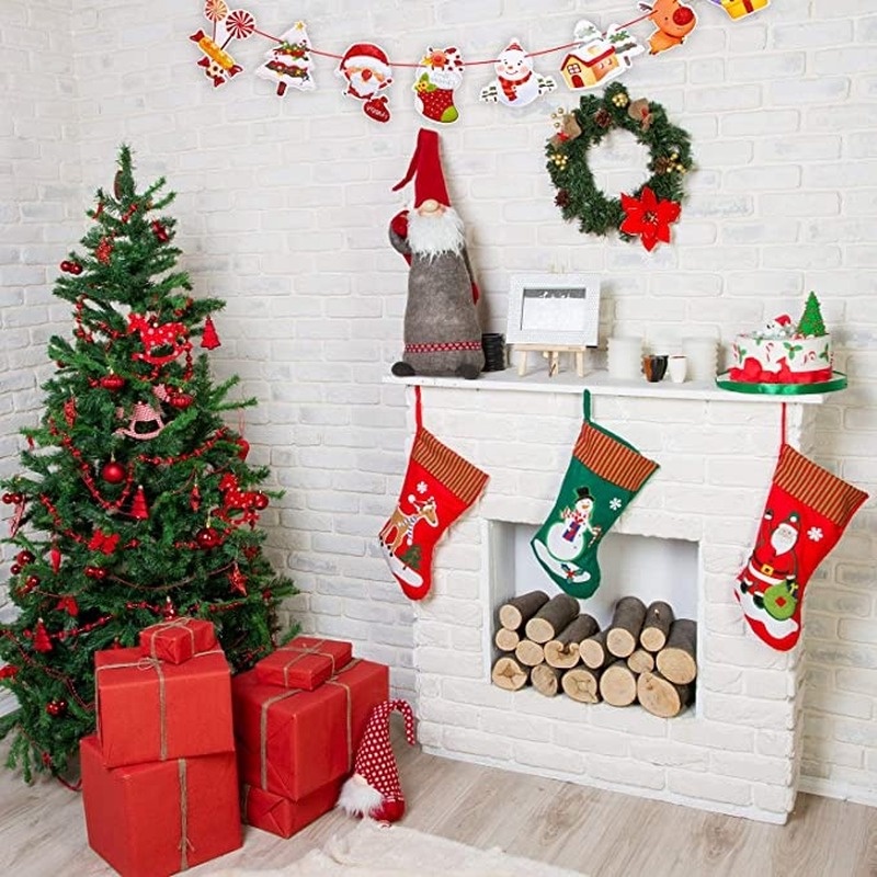 Dây Cờ Treo Trang Trí Giáng Sinh Dài 3M