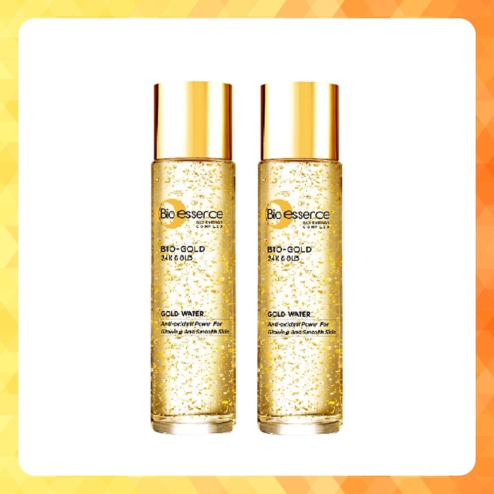 Combo 2 nước dưỡng ngăn ngừa lão hóa Bio-Gold Bio-Essence 150ml/chai chiết suất gold 24k