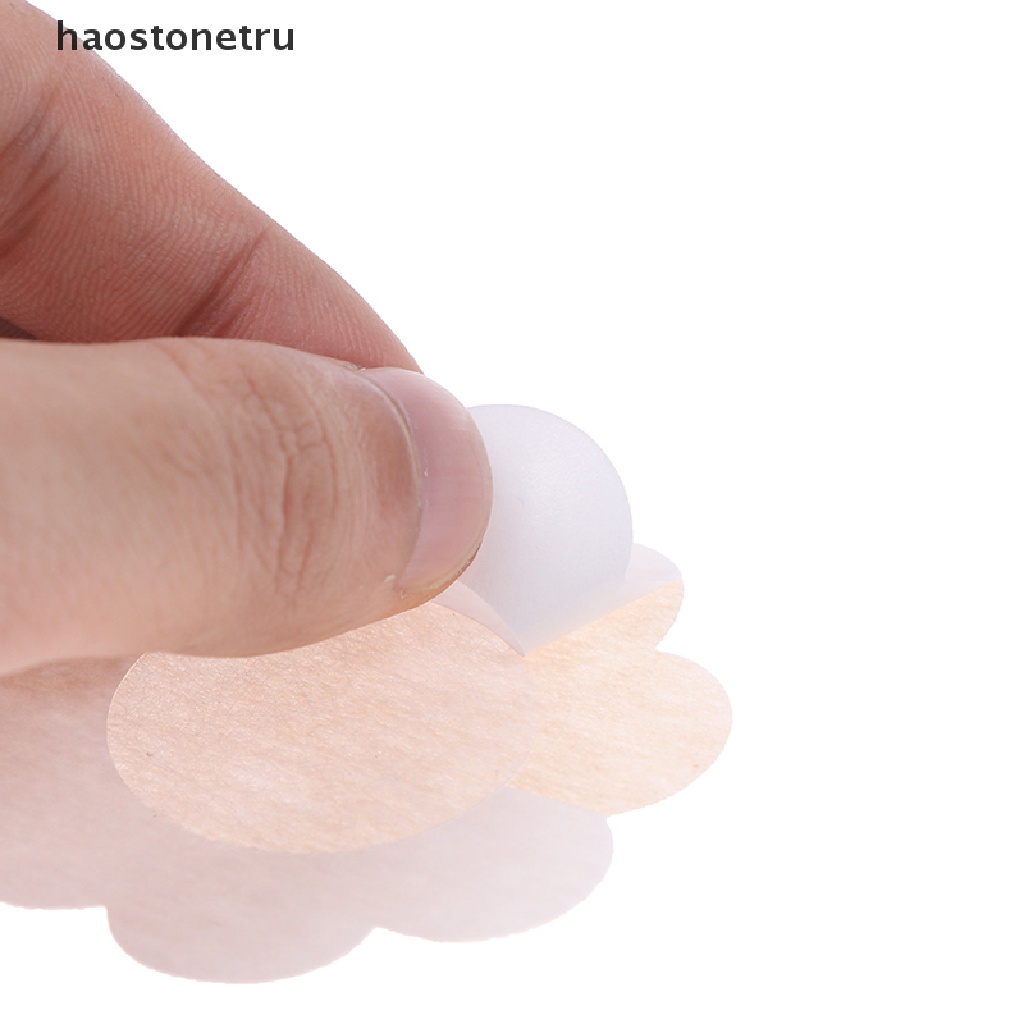 RU 10pcs Women's Invisible Breast Overlays on Bra Nipple Stickers Chest Stickers n