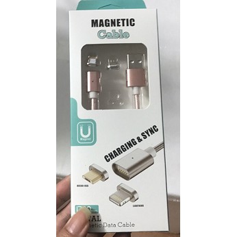 CÁP SẠC TỪ HÍT NAM CHÂM 2IN1 IPHONE VA SS ĐẦU 8600