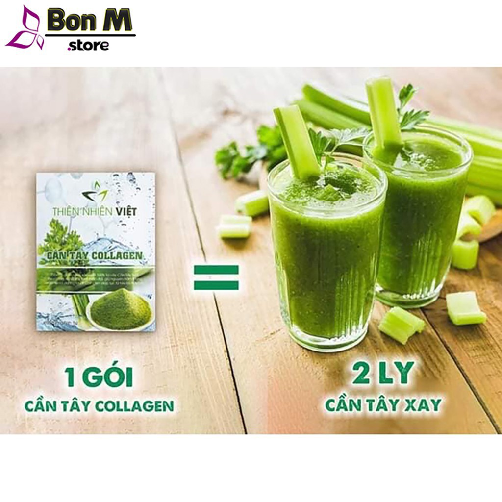 Cần Tây Collagen Thiên Nhiên Việt - Hộp 30 gói, Tem Điện Tử Chính Hãng | BigBuy360 - bigbuy360.vn