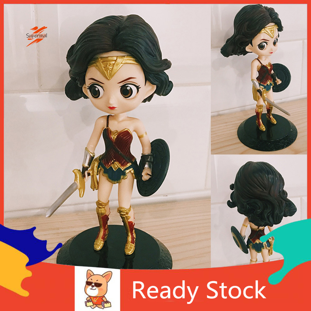 Mô Hình Đồ Chơi Wonder Woman Dễ Thương Trang Trí Xe Hơi