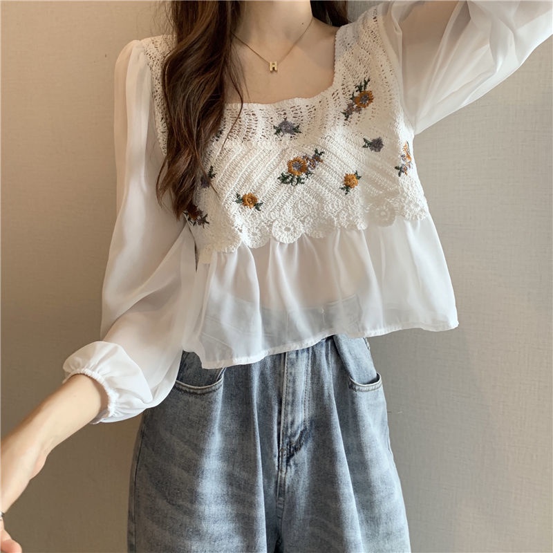 Áo Sơ Mi Chiffon Mỏng Tay Dài Thời Trang Mùa Hè 2022 Dành Cho Nữ