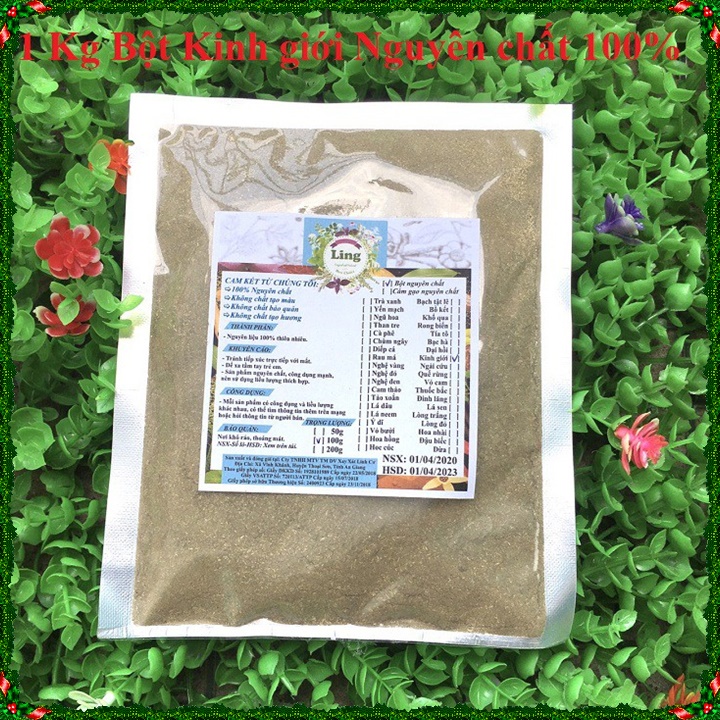 Bột Kinh giới 1 Ký sấy lạnh nguyên chất thiên nhiên 100% có giấy VSATTP và ĐKKD dùng đa công dụng