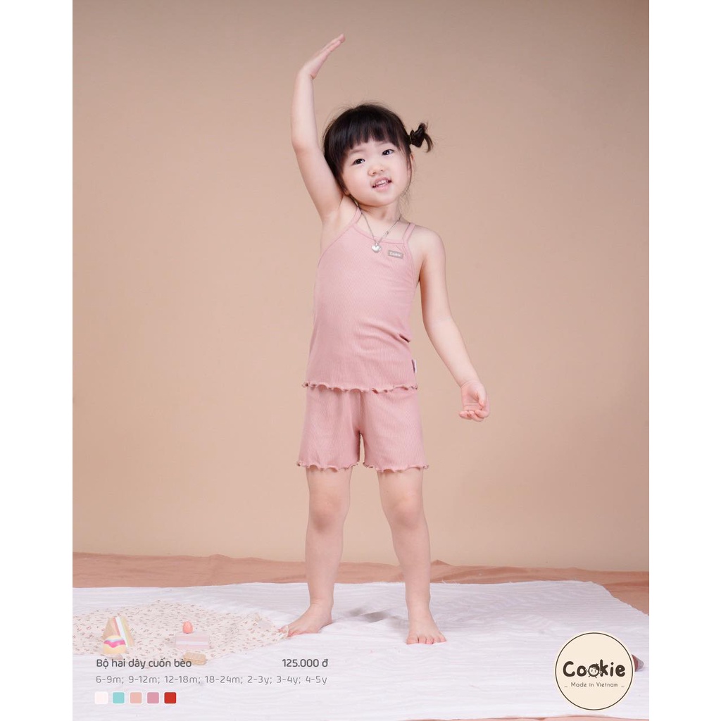Bộ hai dây cuốn bèo bé gái Cookie