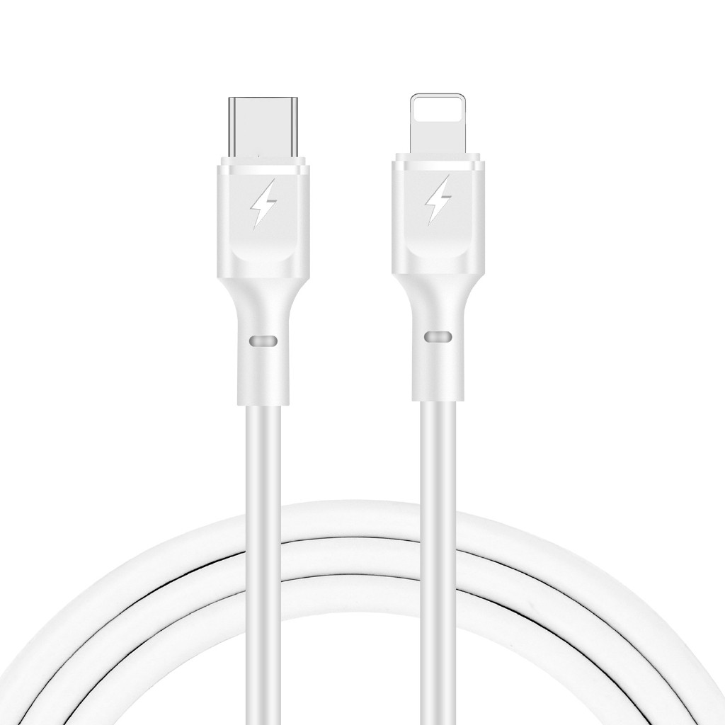 Cáp chuyển Apple Iphone MacBook Type C USB 3.1 To Lightning Data Cable Fast Charging PVC