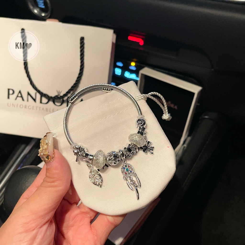Vòng tay pandora, mai phương bùi, full charm pha lê nhiều màu , Phụ kiện lắc tay Hari korea accessoriea | BigBuy360 - bigbuy360.vn