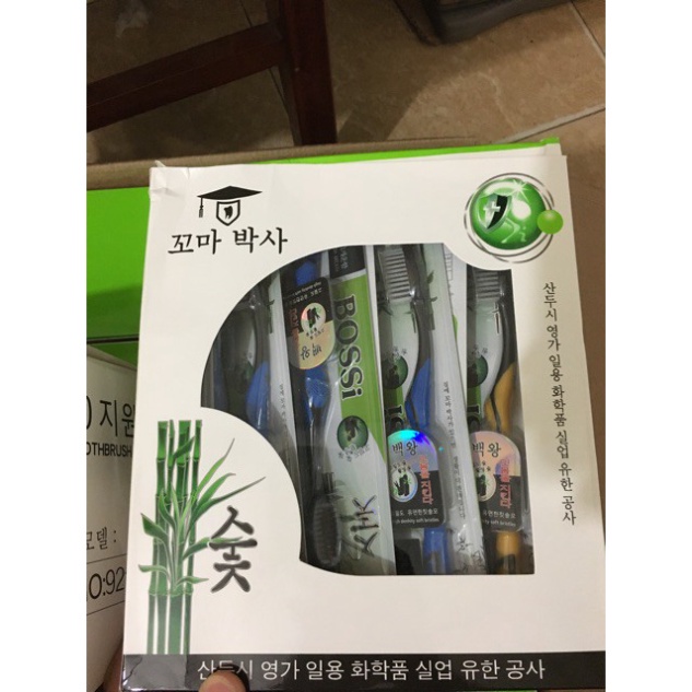 Bàn Chải Đánh Răng ❤️𝑭𝒓𝒆𝒆𝒔𝒉𝒊𝒑❤️ Bàn chải đánh răng Bossi Hàn Quốc Loại 1 mã 921, check được mã vạch hàng chuẩn hàn quốc