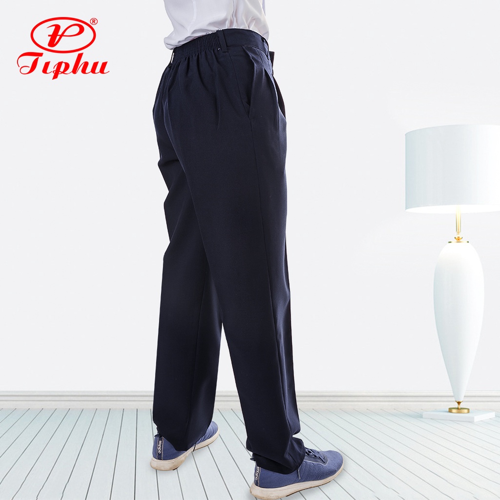 Quần dài lưng chun học sinh Amazing, phong cách Baggy, Unisex, dây kéo trước, có 2 ly mỗi bên, size từ 20-85kg