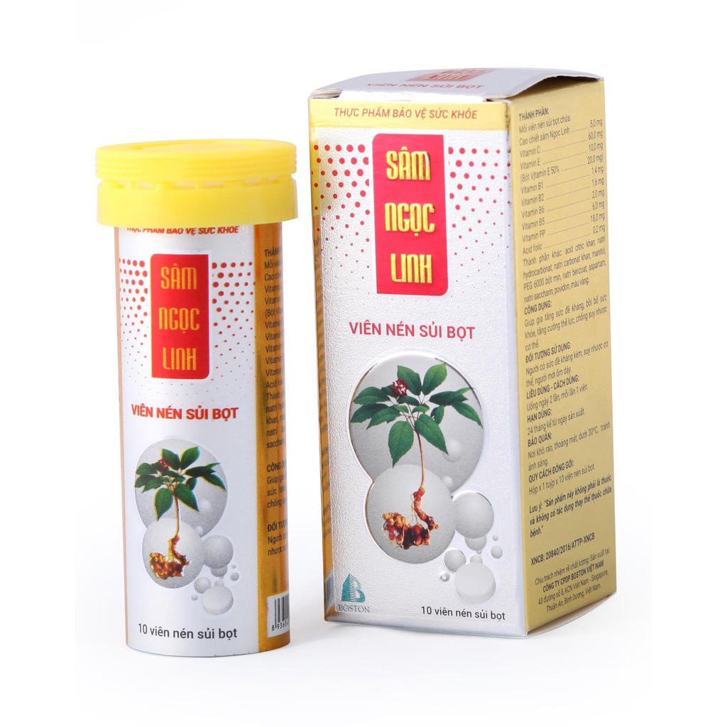 Viên sủi sâm Ngọc Linh