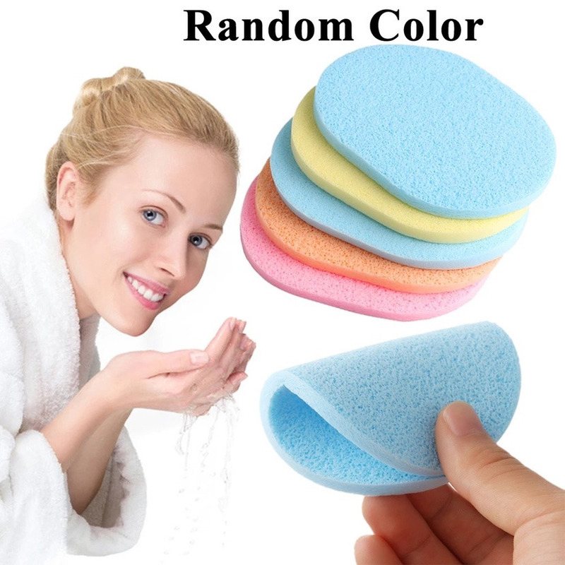 [Hàng mới về] Miếng mút rửa mặt trang điểm mềm mại tiện lợi