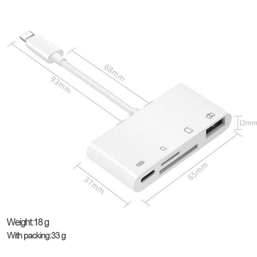 Đầu Chuyển Đổi OTG IOS Light-ning Sang SD TF USB Cho iPhone X XS MAX XR 6 7 8 iPad