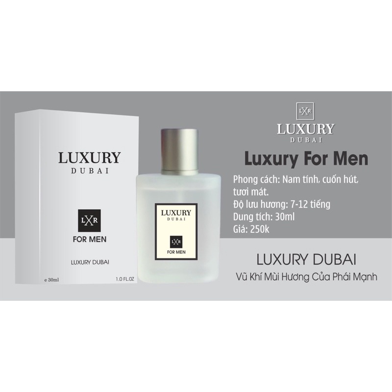 #Luxury Nước hoa Luxury Dubai Nam | BigBuy360 - bigbuy360.vn