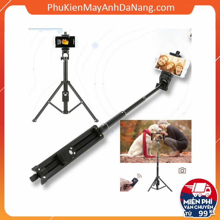 Gậy Chụp Hình 3 Chân Yunteng VCT-1688 Chính Hãng - Tripod Điện Thoại, Máy Ảnh