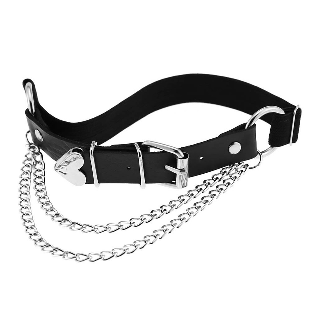 Dây Đeo Đùi Bằng Da PU Co Giãn Nhiều Màu Sắc Thời Trang Dành Cho Nữ