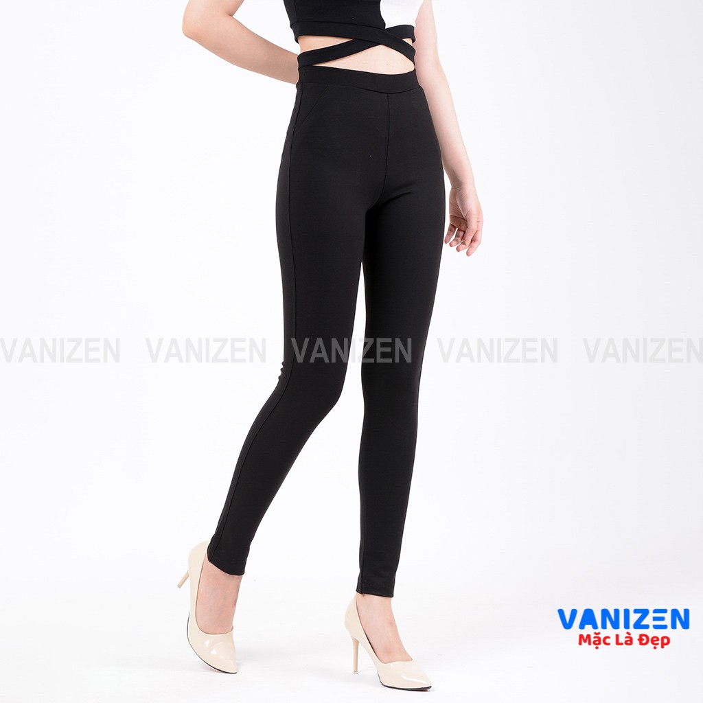 Quần legging nâng mông nữ đẹp lưng cao cạp cao hàng hiệu cao cấp mã 060 VANIZEN