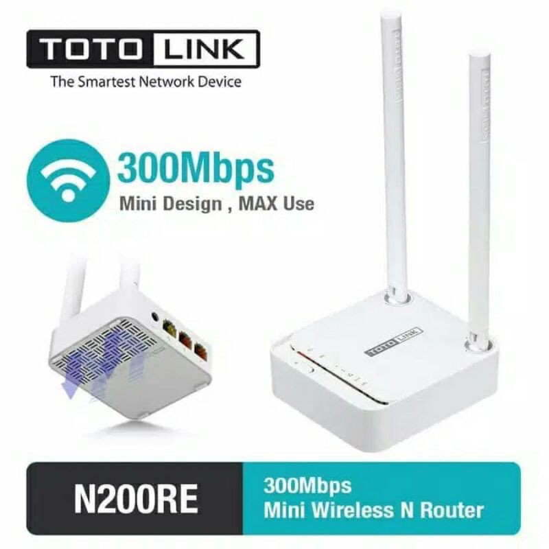 Bộ Phát Sóng Wifi Totolink N200Re 2 Ăng Ten 300mbps | BigBuy360 - bigbuy360.vn