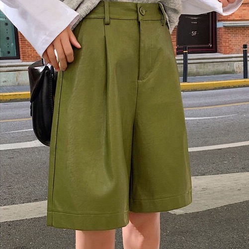 Quần Da Lưng Cao Size Lớn Thời Trang Thu Đông