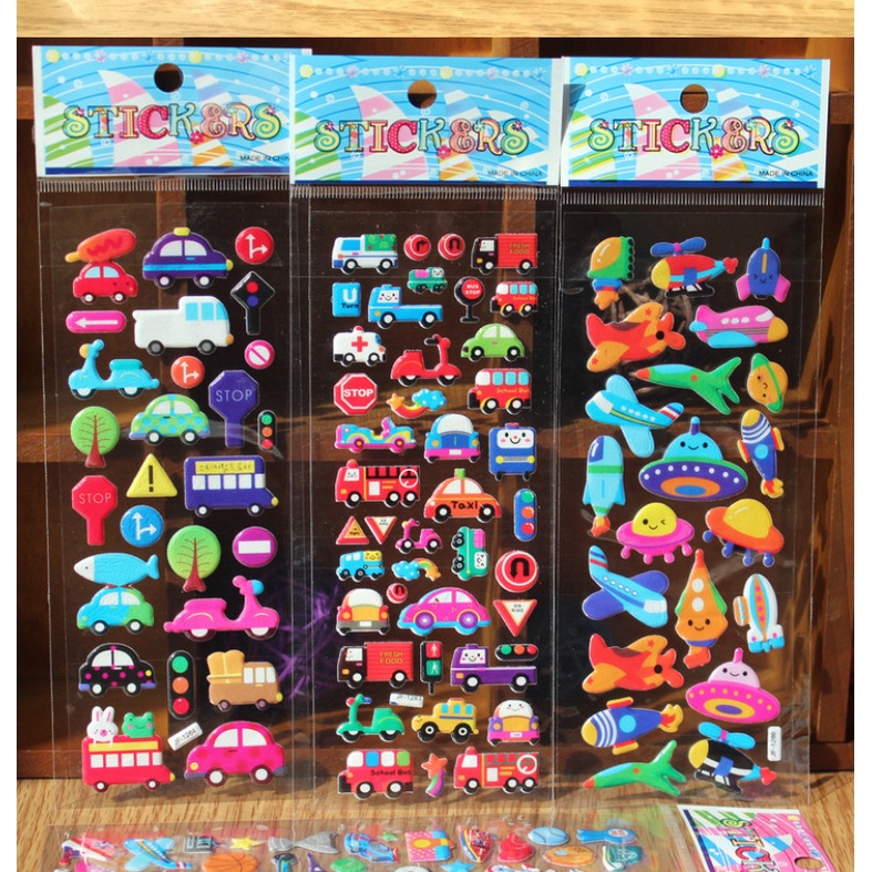 Sticker dán hoạt hình cho bé - Quà tặng thưởng cho bé