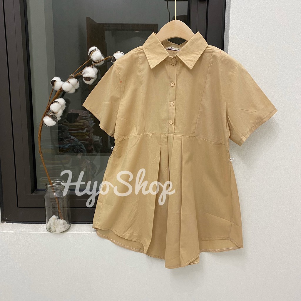 Áo Bầu Công Sở Trơn Mềm Mịn Mát Hyo Shop FreeSize Dưới 70Kg