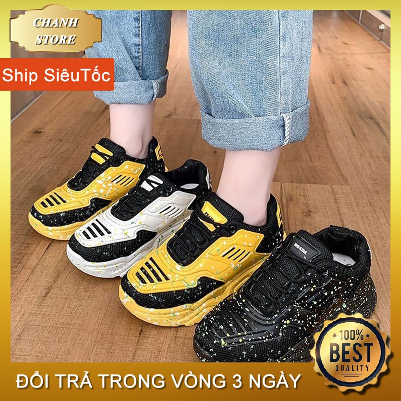 Giày Thể Thao Nữ 💖FREESHIP📛 Giày Nữ Đế Vảy Sơn Cực Đẹp, Giày Sneaker Hàng Quảng Châu Cao Cấp