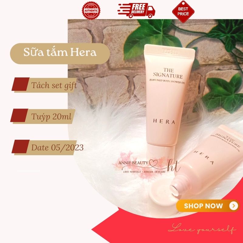 SỮA TẮM HƯƠNG NƯỚC HOA HERA THE SIGNATURE PERFUMED BODY SHOWER OIL 20ml (Date 2023)