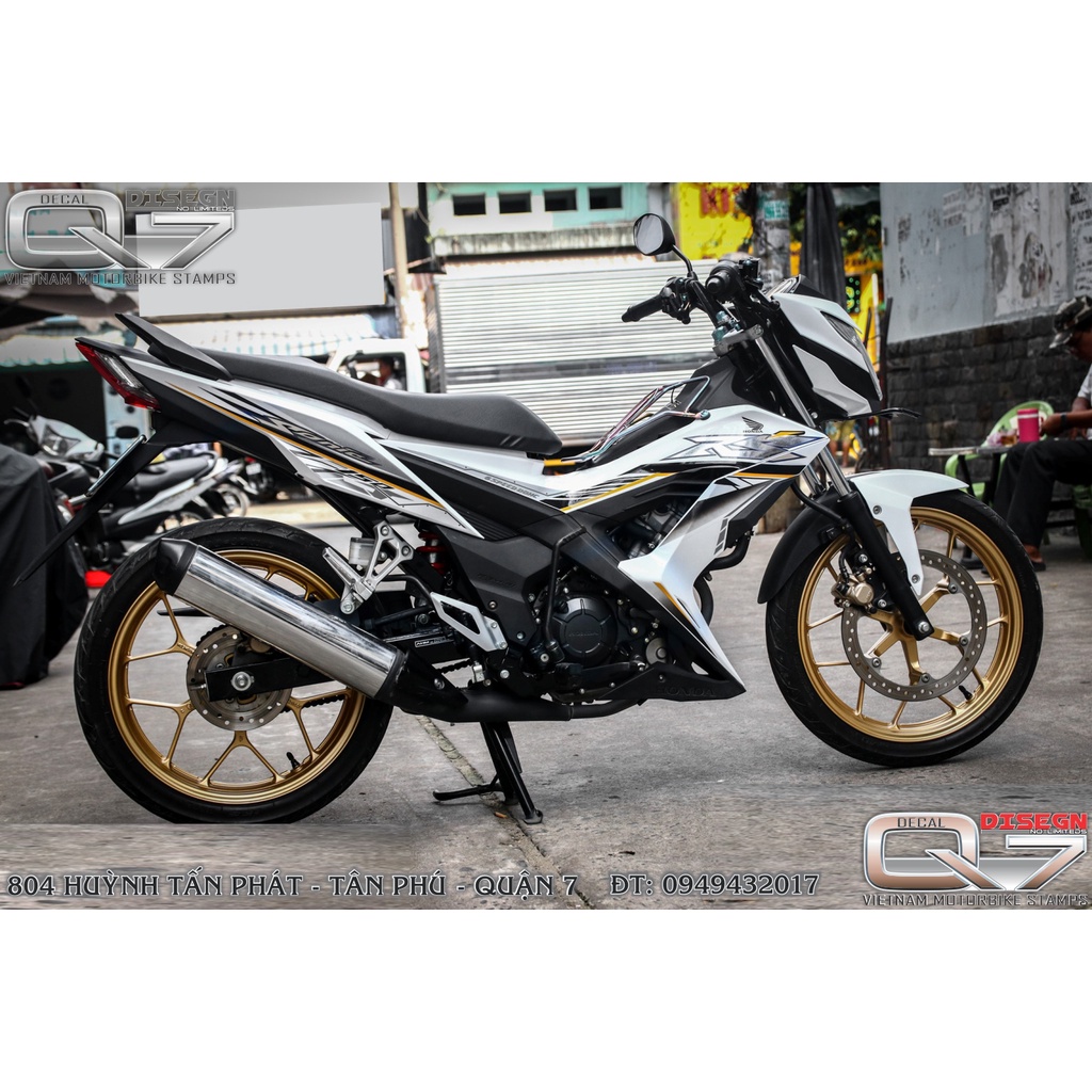 Tem Rời SONIC 150 Trắng - decalq7