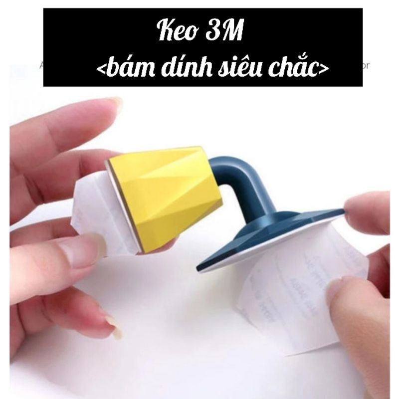Chân giữ cửa chống va đập silicone dán tiện lợi