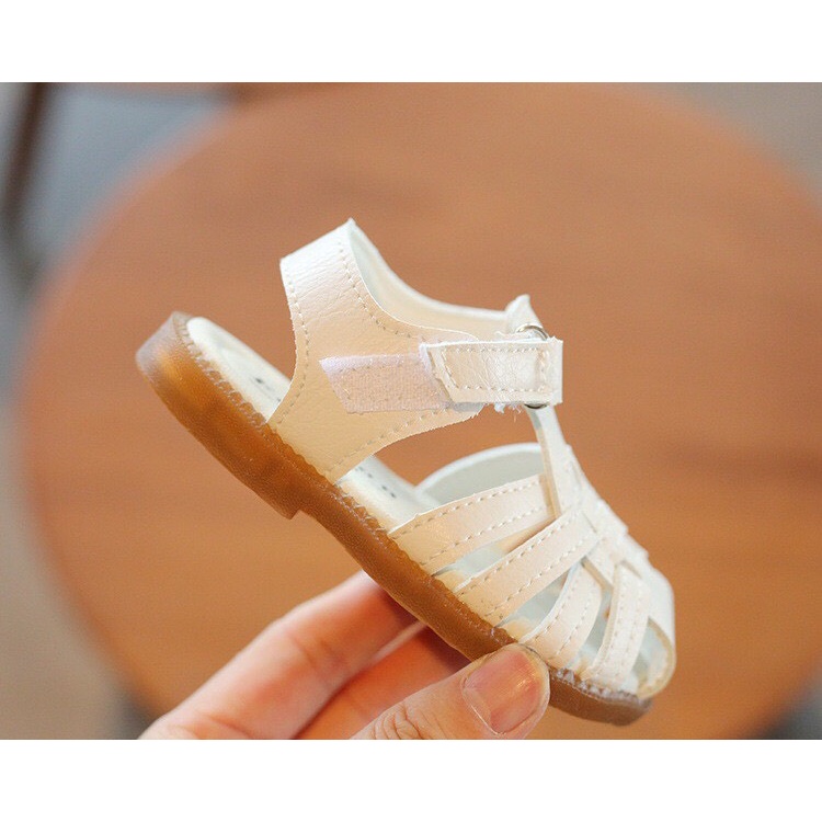 SIÊU HÓT_Sandal Rọ tập đi cho bé gái êm mềm cá tính 0-2 tuổi